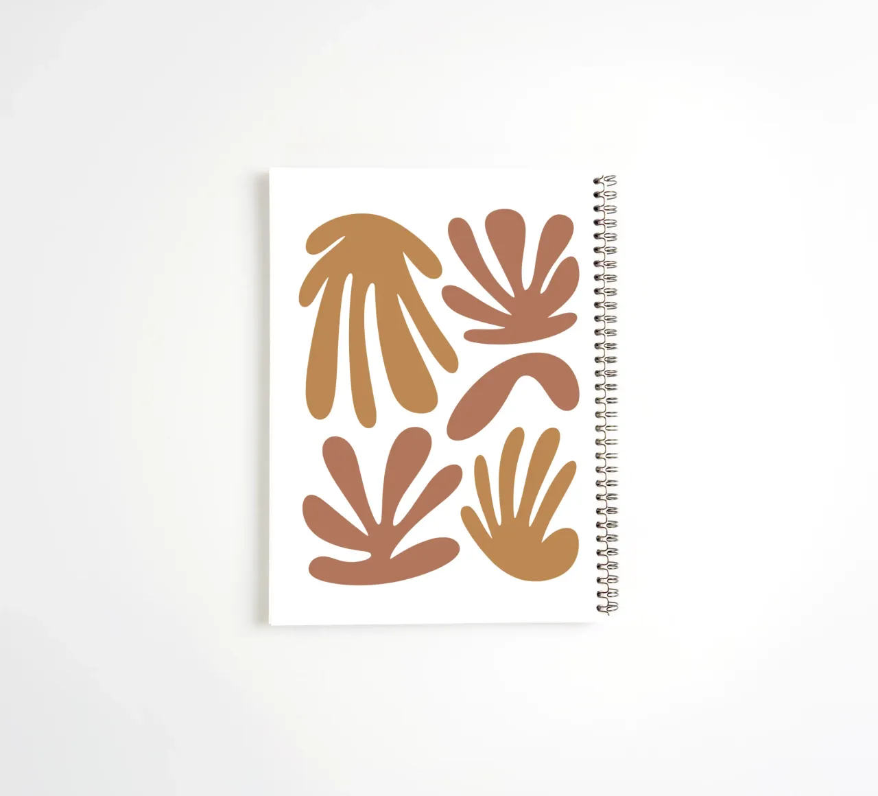 Boho Minimalist Leaves – Soft Pastel Botanical Design diario ad anelli da Soleil Basque