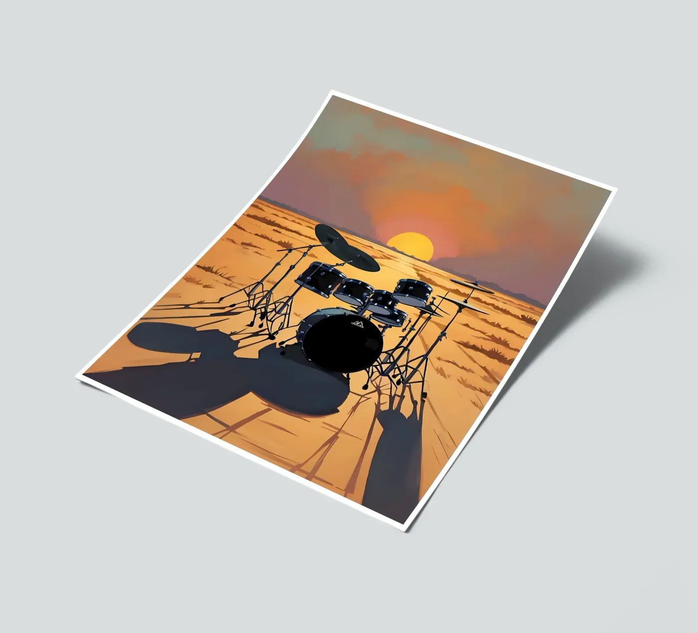 Deserted Drums sticker sheet by mitaco