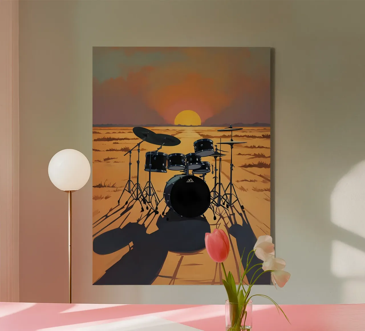 Deserted Drums canvas by mitaco
