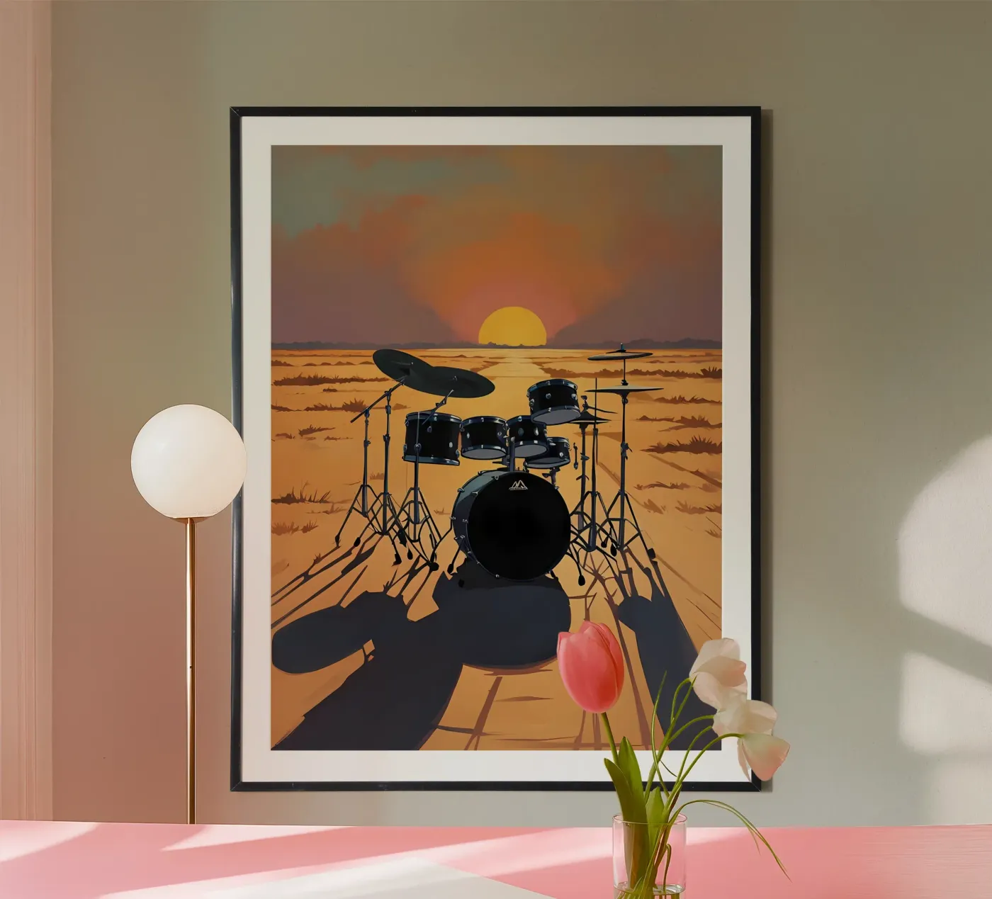 Deserted Drums poster by mitaco