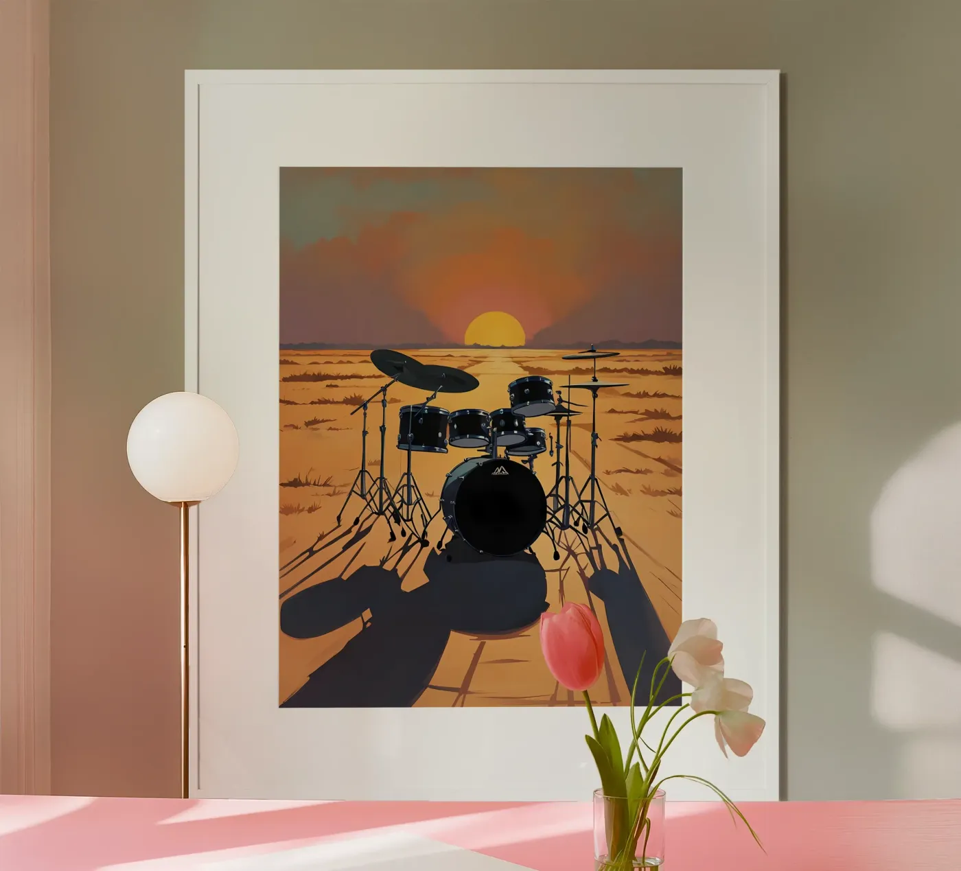 Deserted Drums poster by mitaco