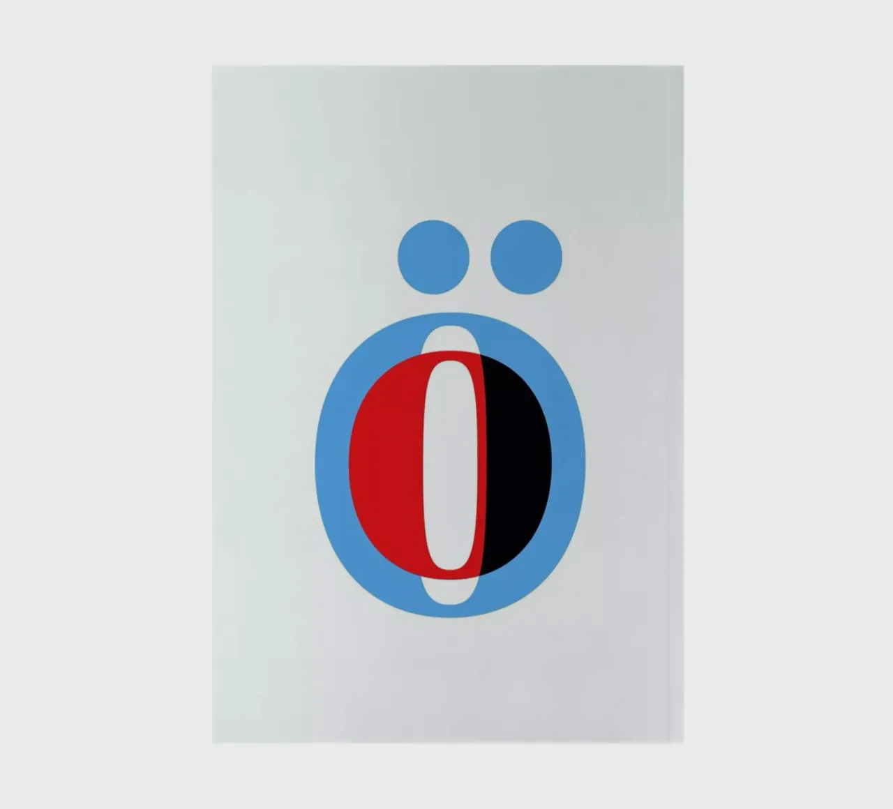 Cyan/Red Ö notebook by Studio One