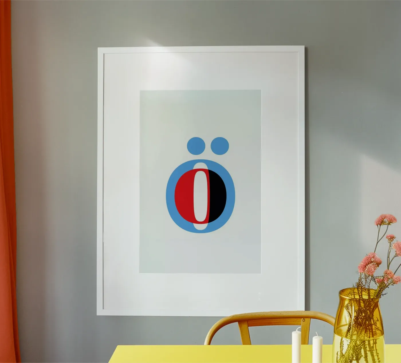 Cyan/Red Ö poster da Studio One
