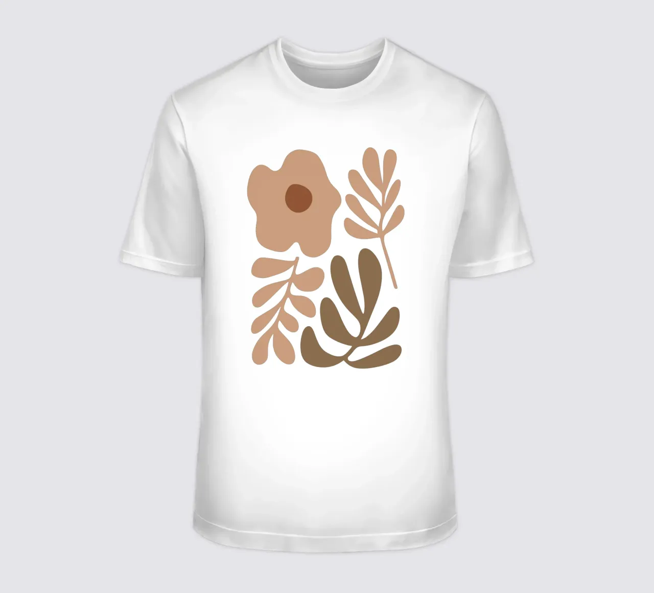 Boho Minimalist Foliage – Soft Pastel Botanical t-shirt da Soleil Basque