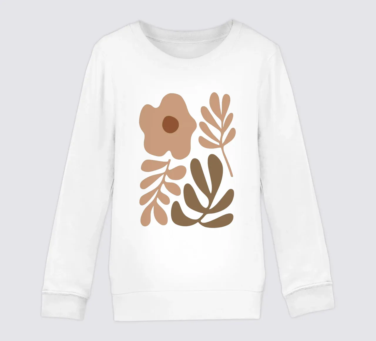 Boho Minimalist Foliage – Soft Pastel Botanical felpa bambino da Soleil Basque