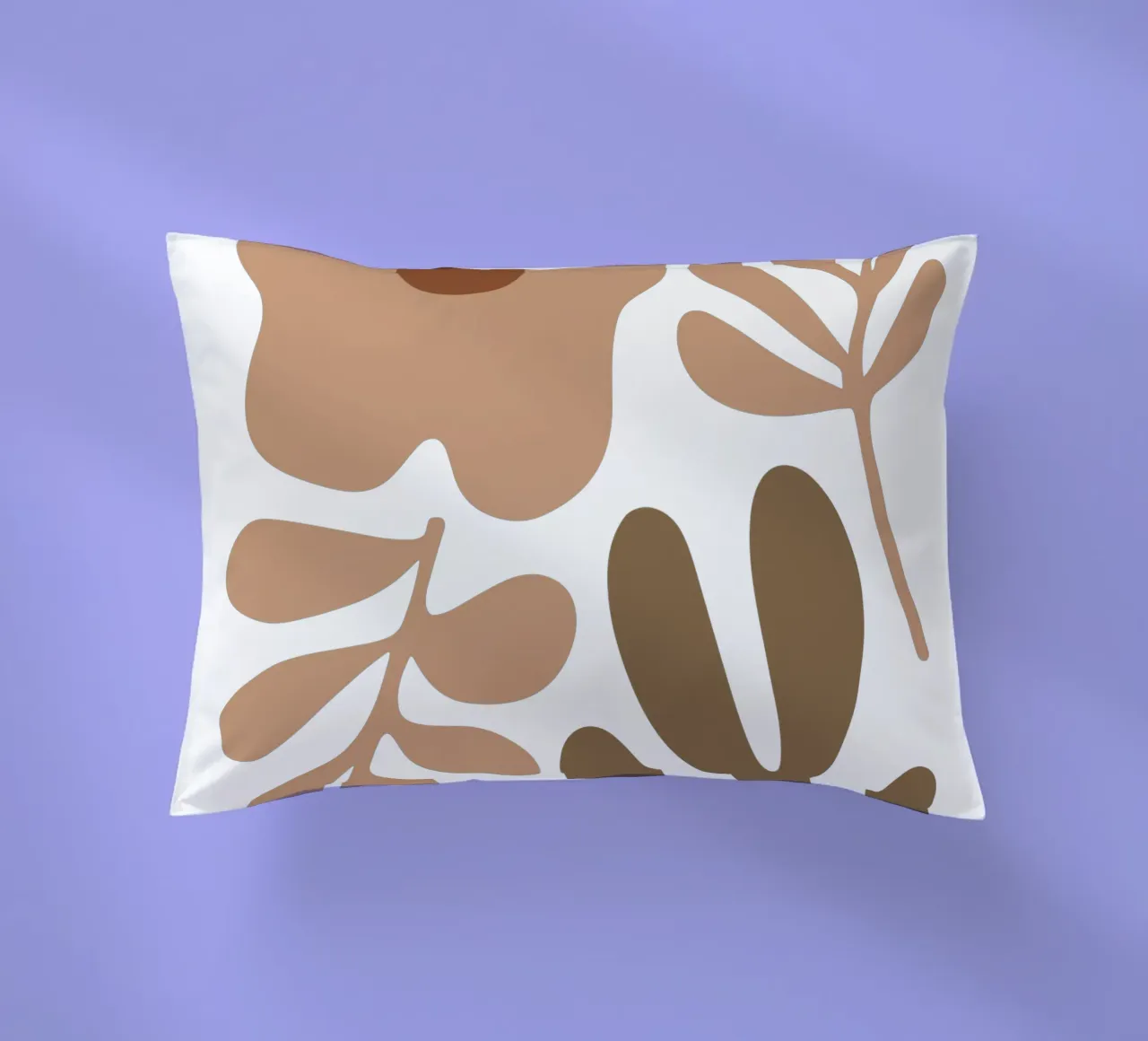 Boho Minimalist Foliage – Soft Pastel Botanical cuscino da Soleil Basque