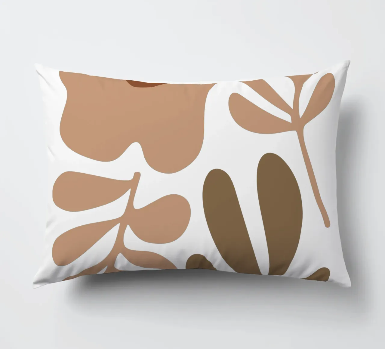 Boho Minimalist Foliage – Soft Pastel Botanical cuscino da Soleil Basque