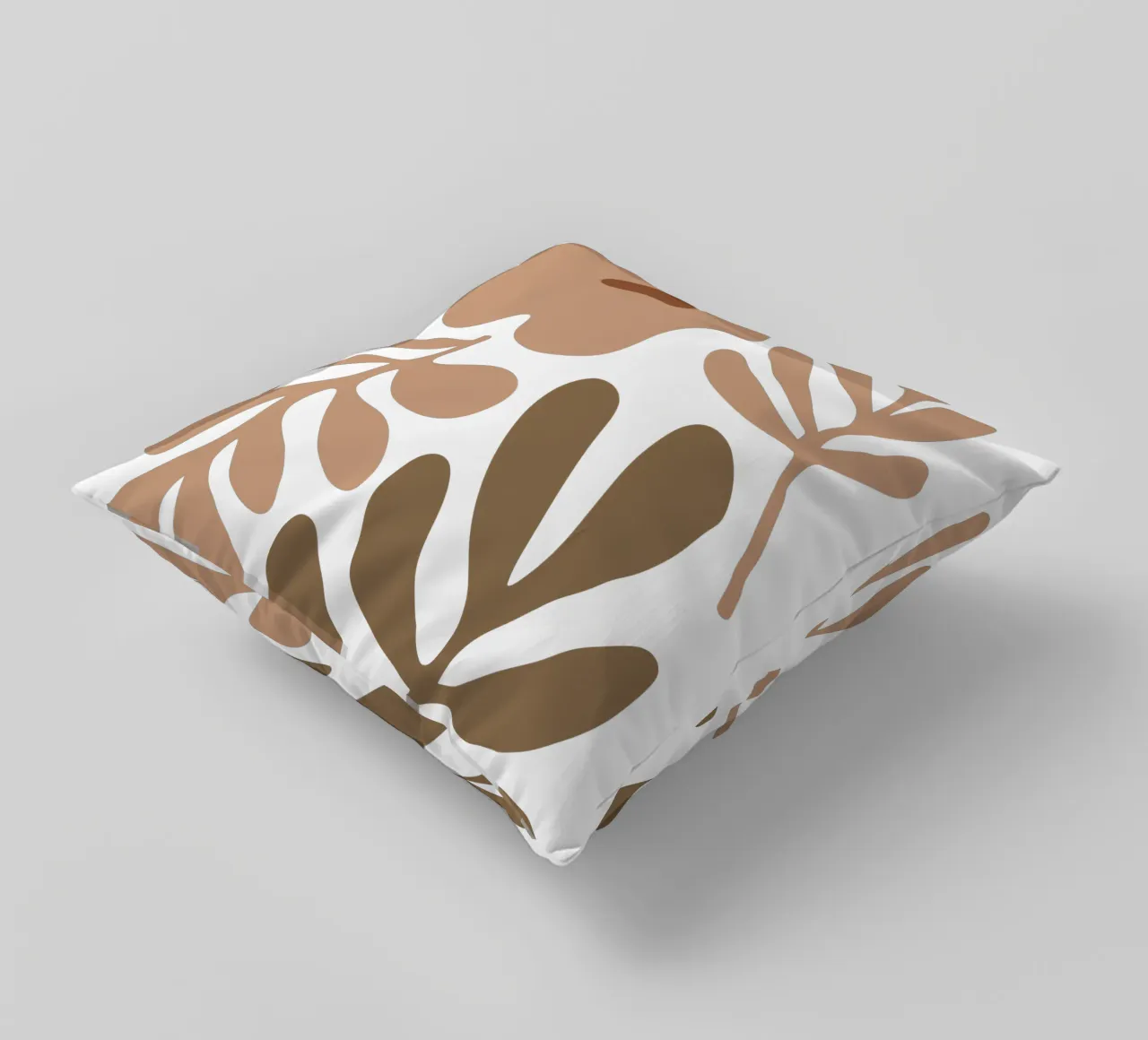 Boho Minimalist Foliage – Soft Pastel Botanical cuscino da Soleil Basque
