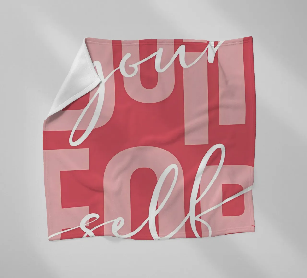 Do it for Yourself fleece blanket by mitaco