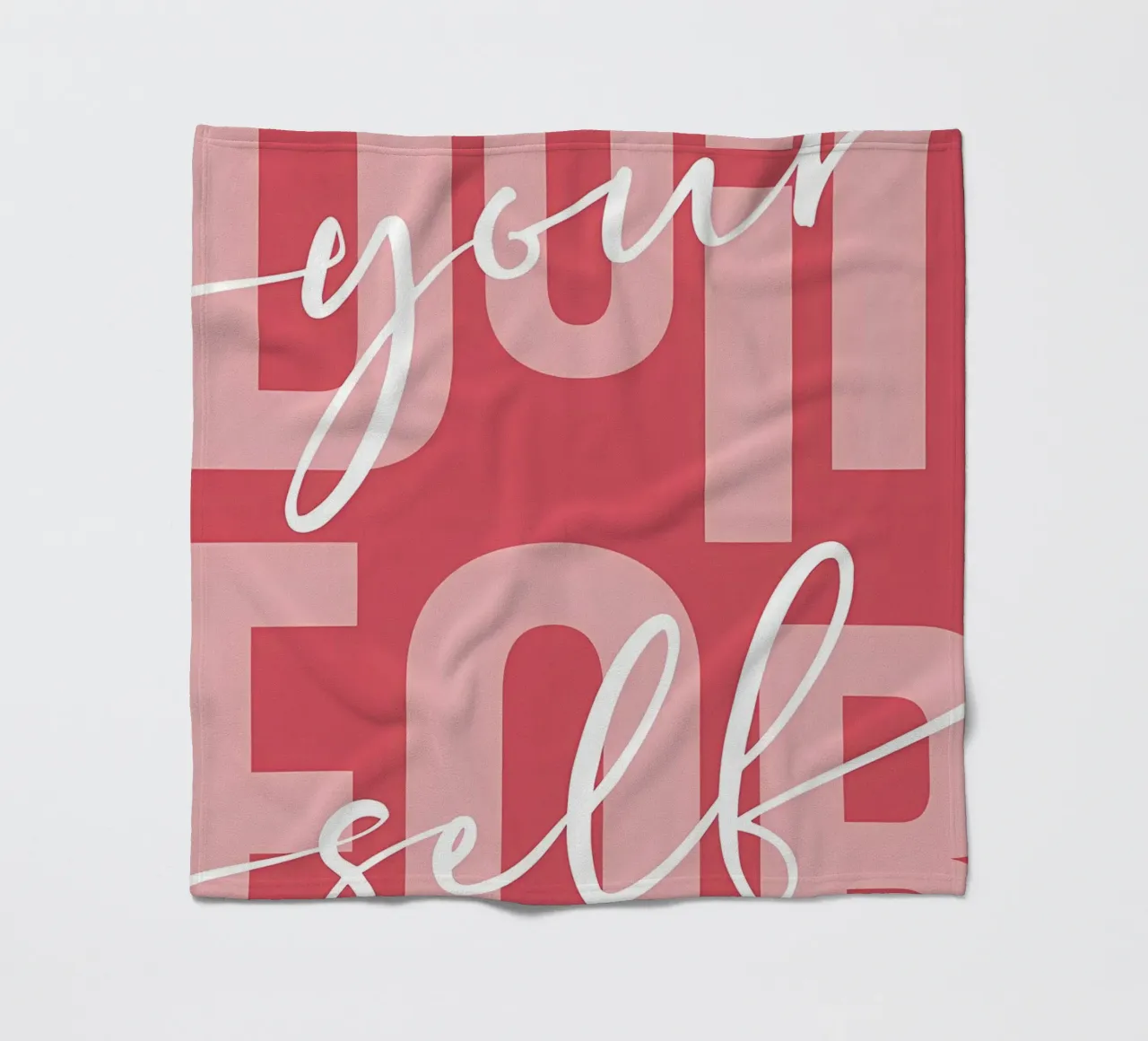 Do it for Yourself fleece blanket by mitaco