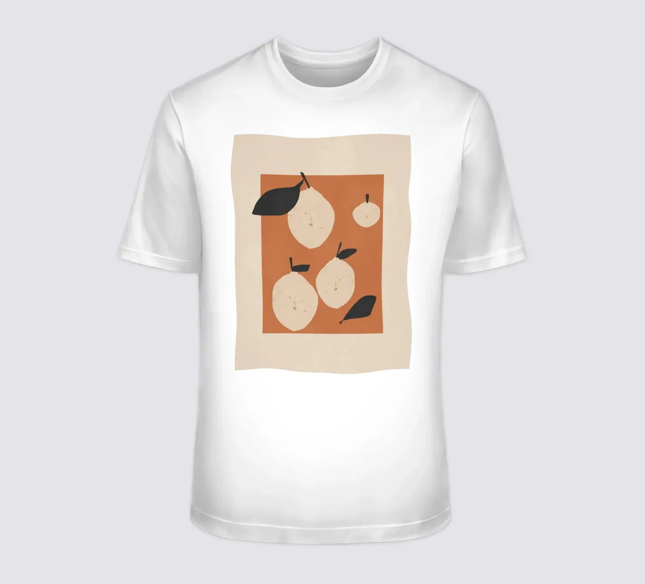 Minimalist Abstract Lemons t-shirt by LeaDArt