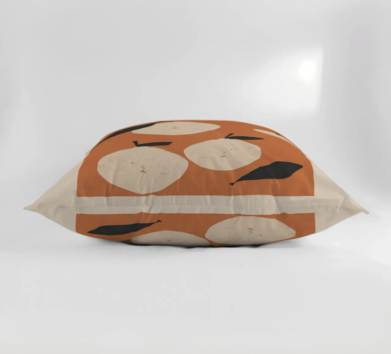 Minimalist Abstract Lemons decorative cushion by LeaDArt