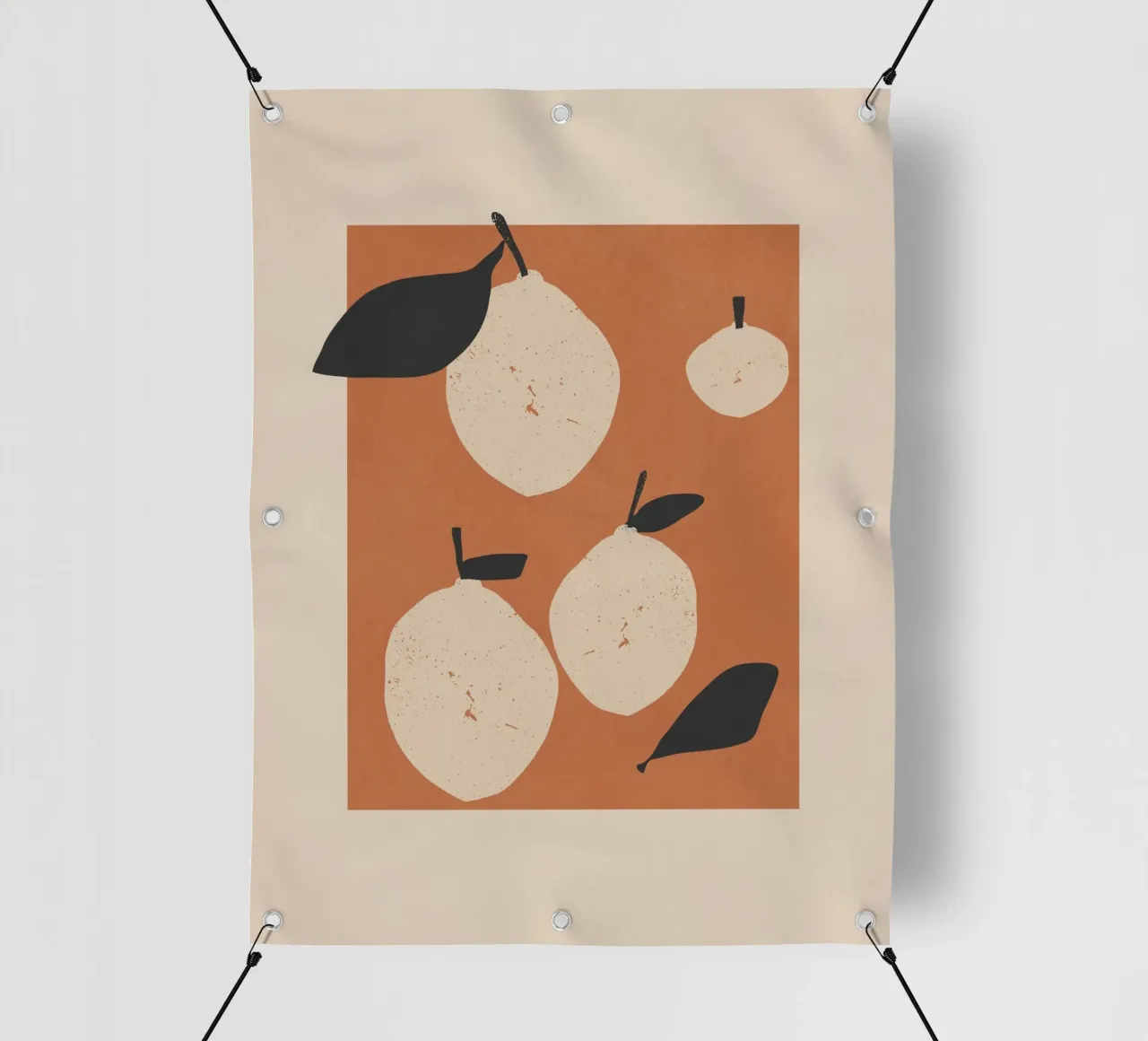 Minimalist Abstract Lemons pvc cover by LeaDArt