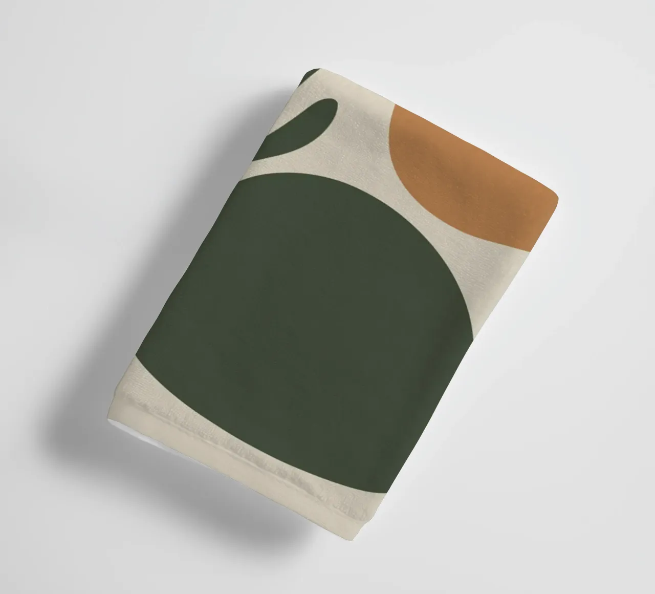 Boho Leaf & Abstract Shapes – Soft Pastel Minimalism toalla de baño de Soleil Basque