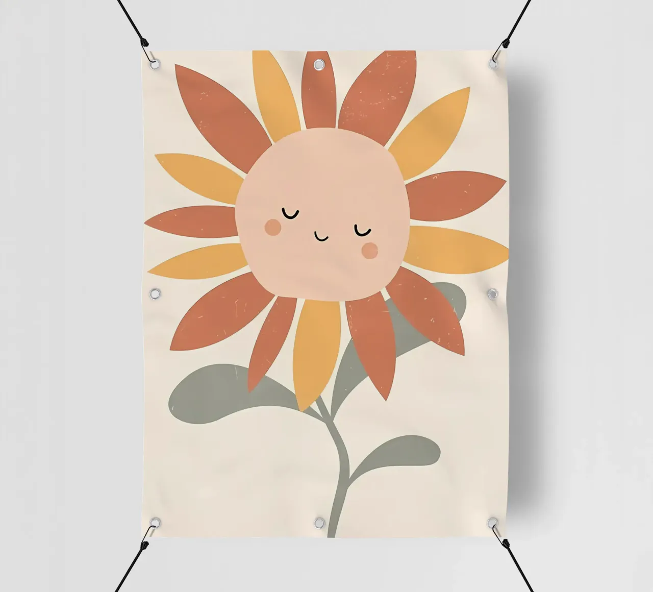 Fiore sorridente telo in pvc da Manhmai