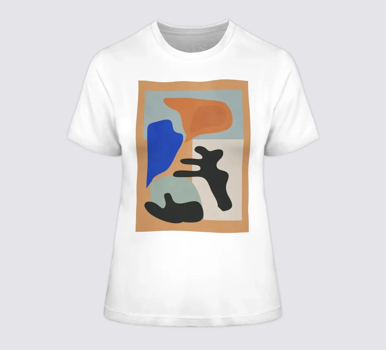 Abstract Art 17 women's fitted t-shirt by LeaDArt