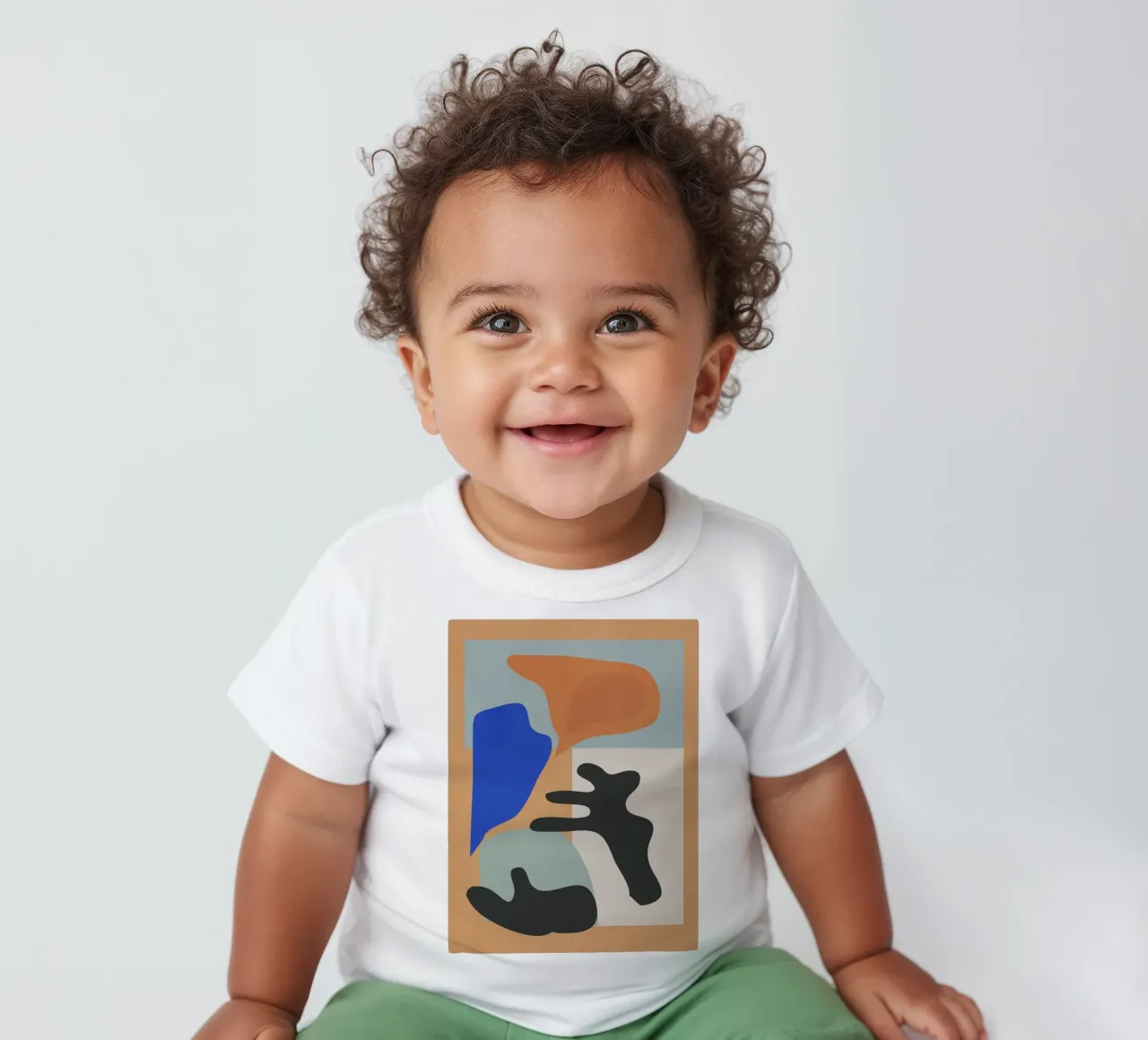 Abstract Art 17 baby t-shirt by LeaDArt