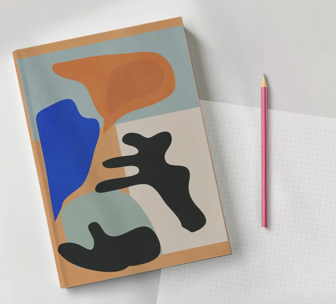 Abstract Art 17 notebook by LeaDArt