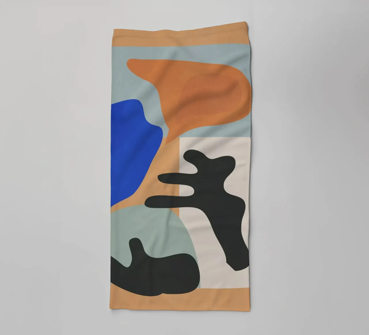 Abstracte kunst 17 badhanddoek van LeaDArt