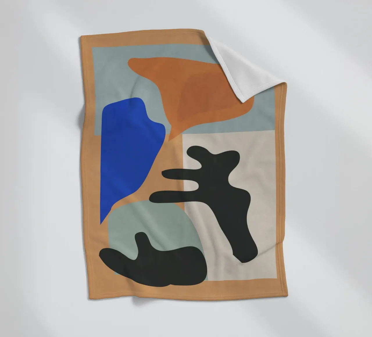 Arte astratta 17 coperta in pile da LeaDArt