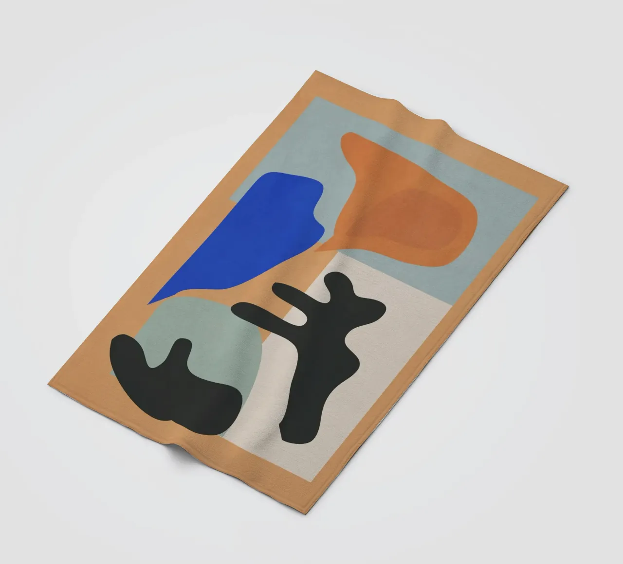Arte astratta 17 coperta in pile da LeaDArt