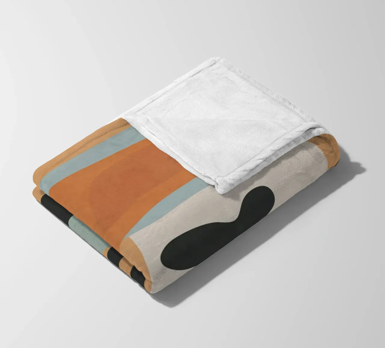 Arte astratta 17 coperta in pile da LeaDArt