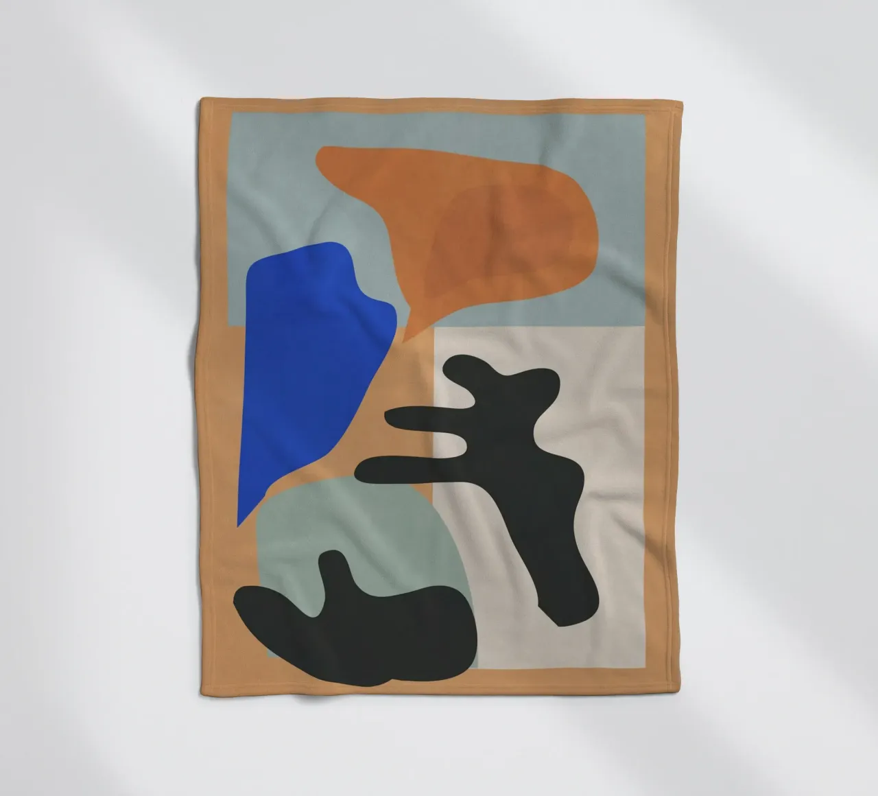 Arte astratta 17 coperta in pile da LeaDArt
