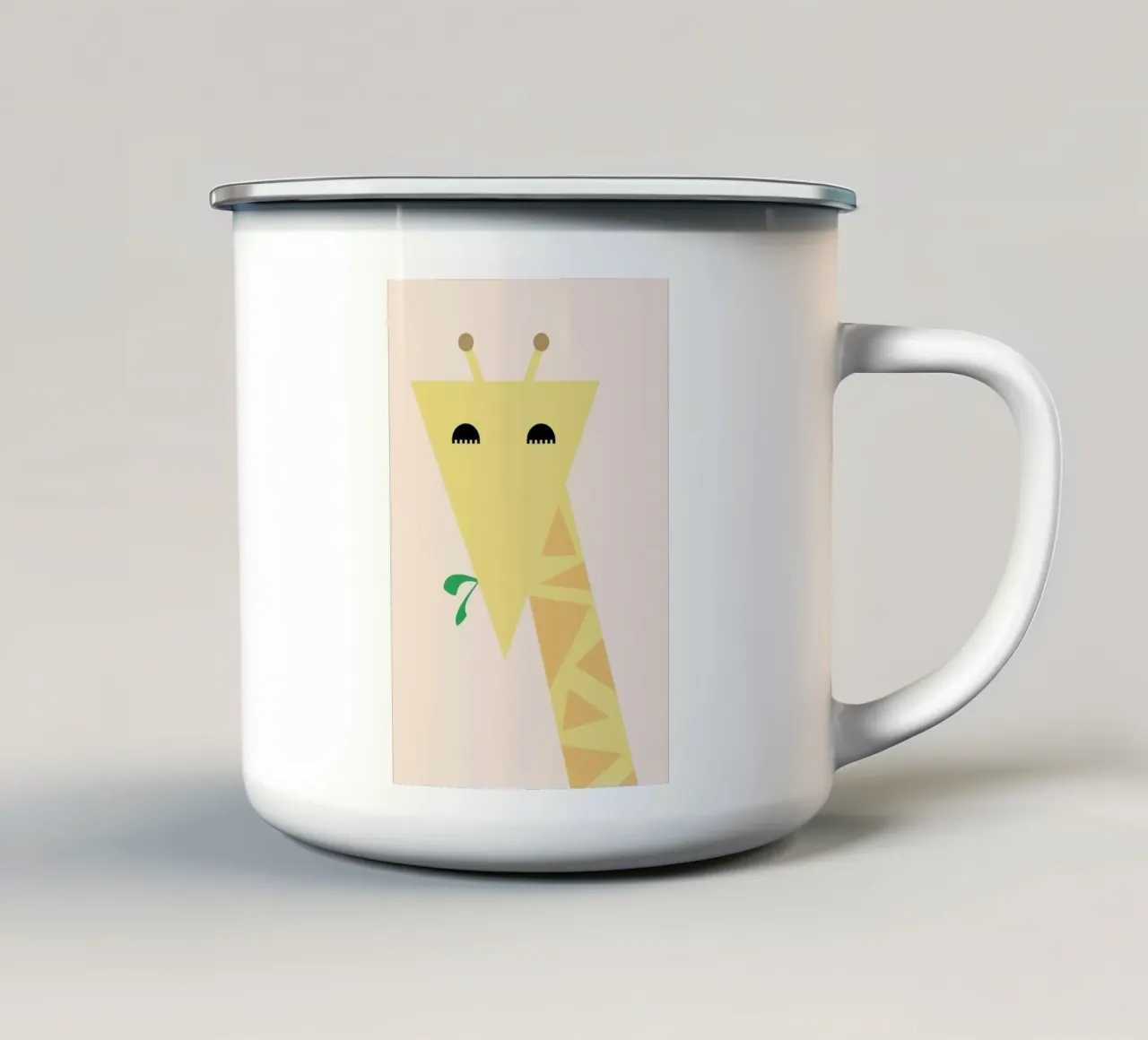 Mariah the Giraffe tazza in smalto da Marx & Croft