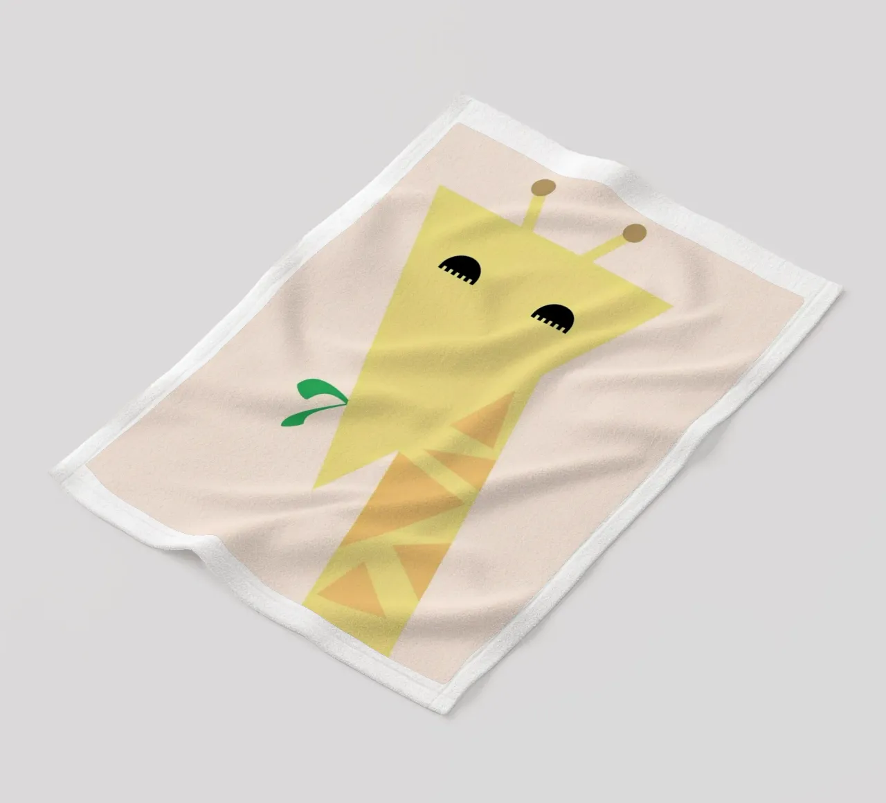 Mariah the Giraffe fleece blanket by Marx & Croft