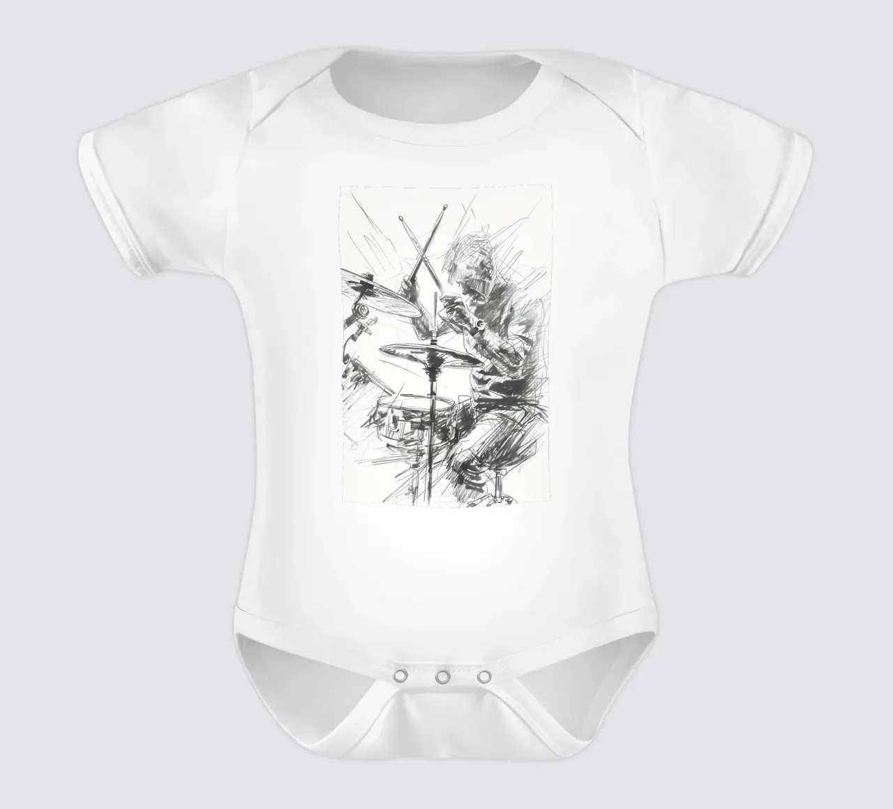 Trommel Kurzarm Babybody von mitaco