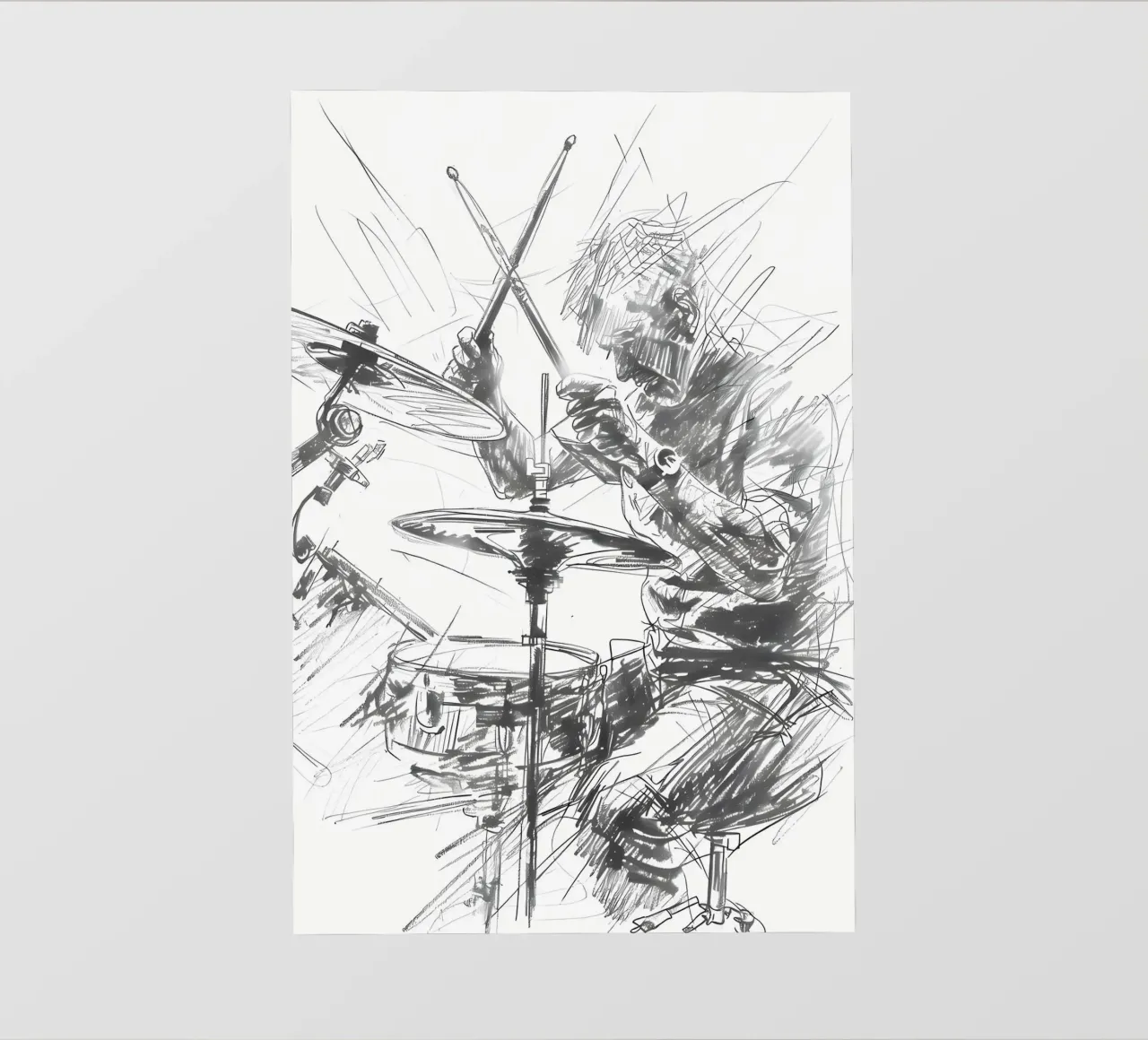 trommel fotobehang van mitaco