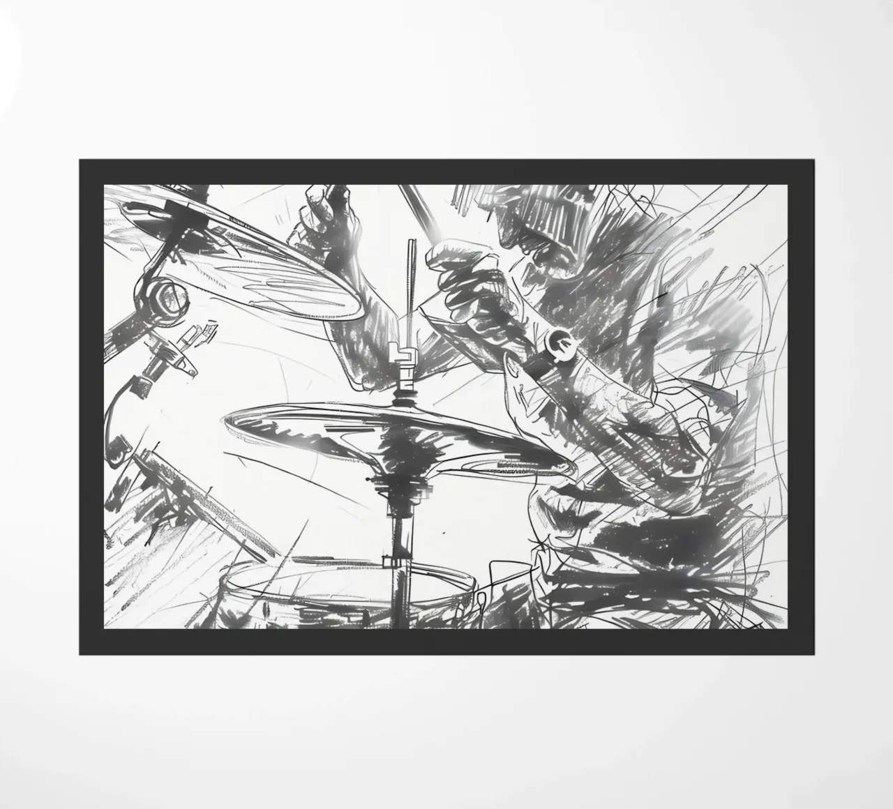 drum doormat by mitaco