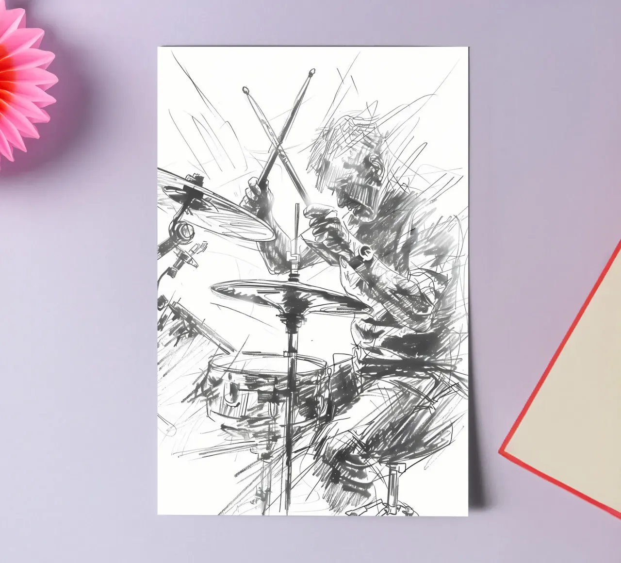 drum sticker sheet by mitaco