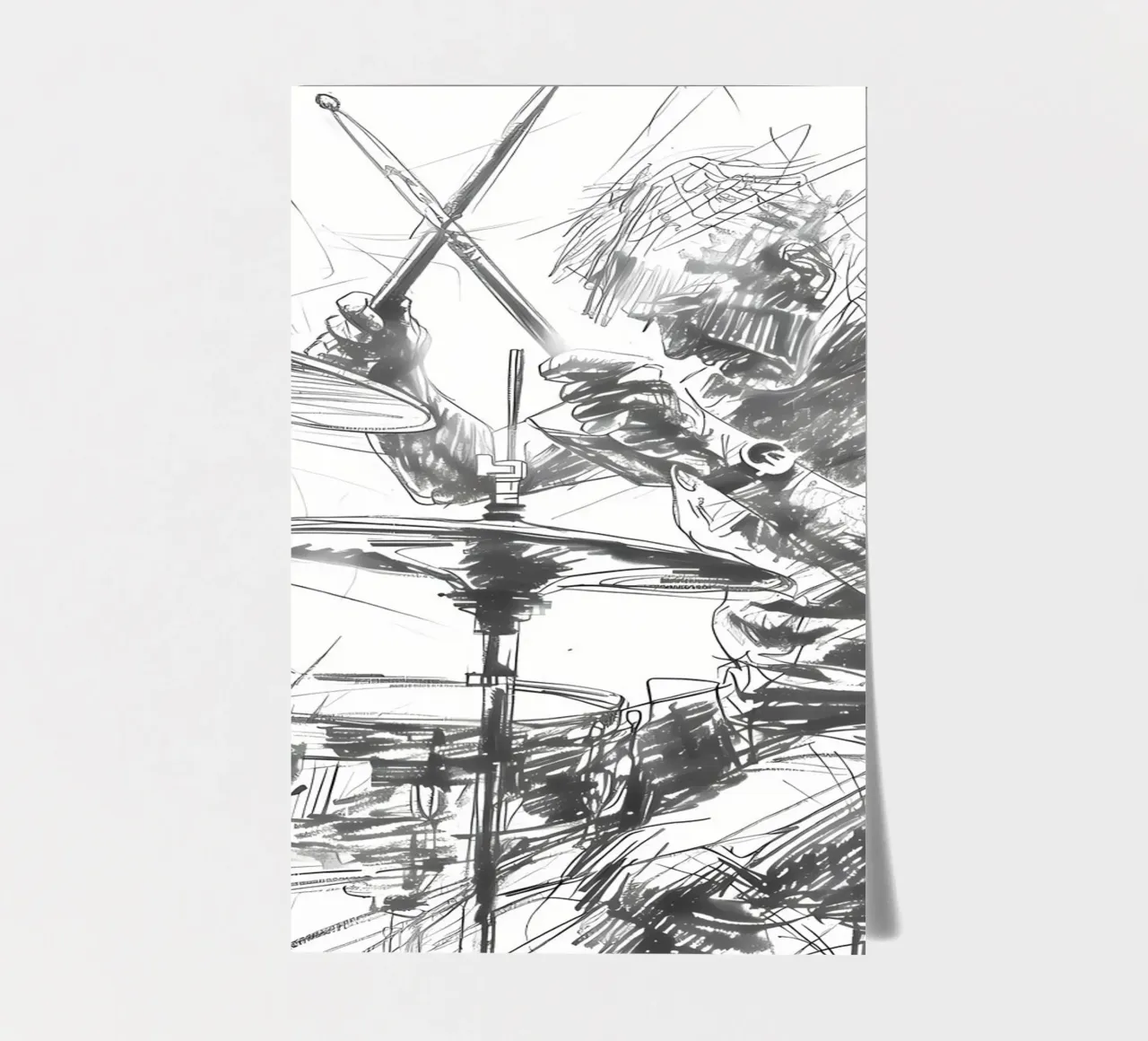 drum sticker sheet by mitaco