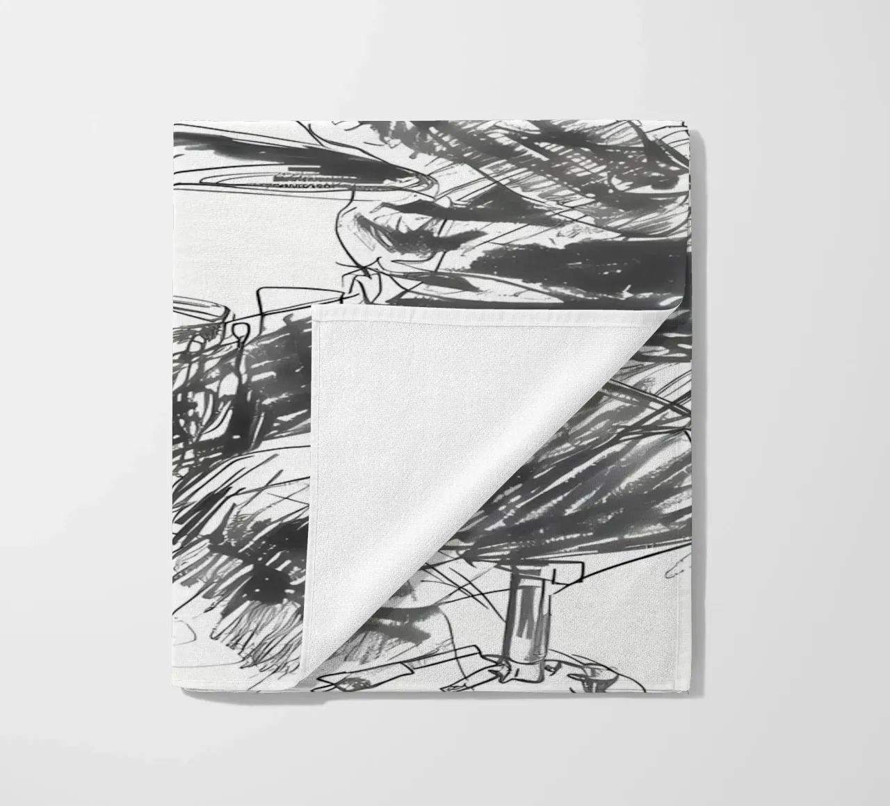 drum beach towel by mitaco