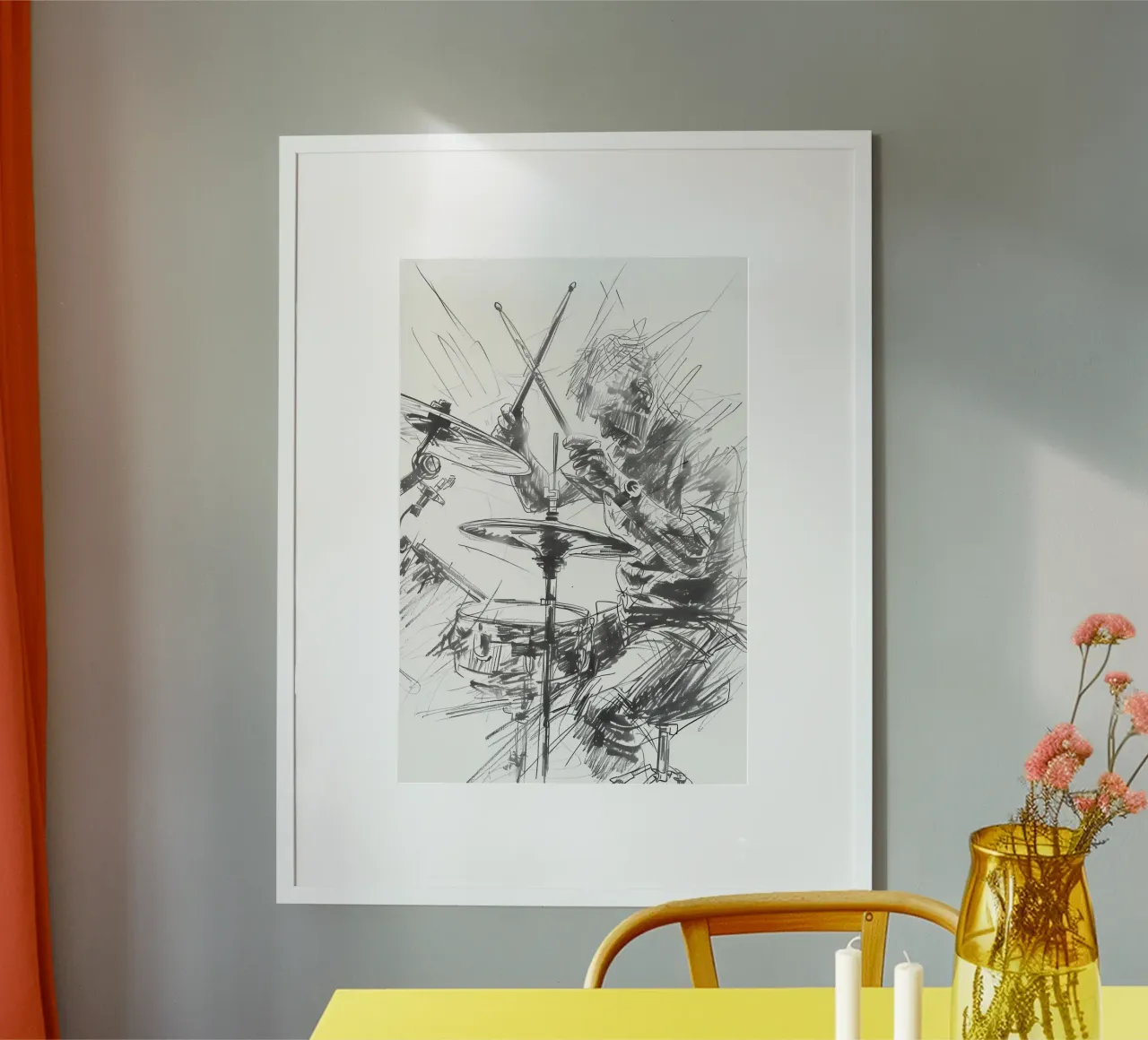 drum poster by mitaco