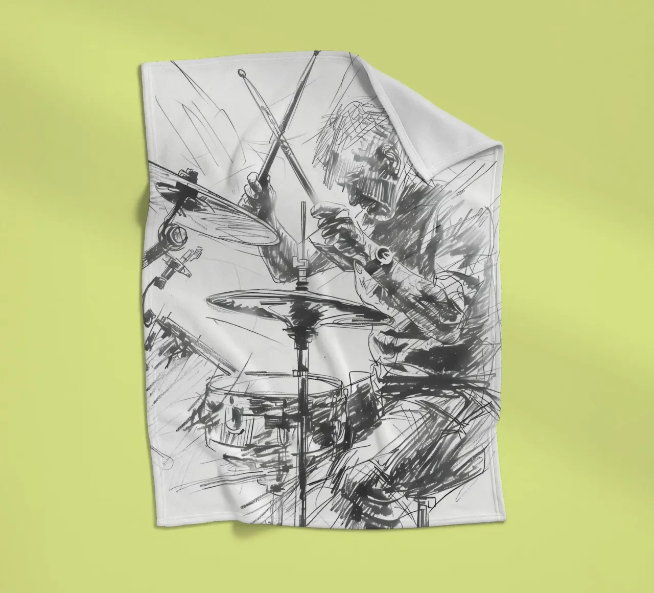 drum Fleecedecke von mitaco