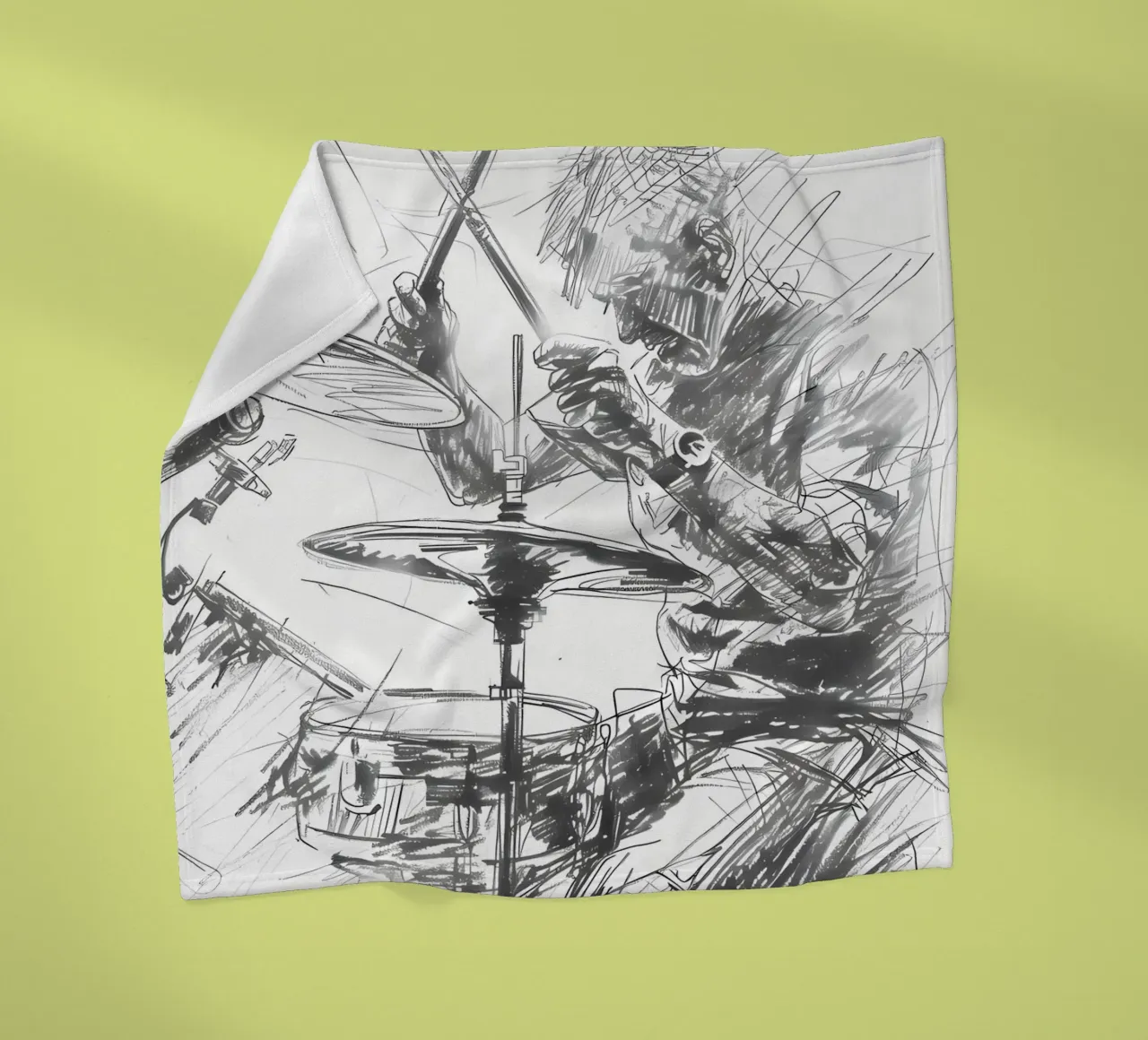 drum Fleecedecke von mitaco