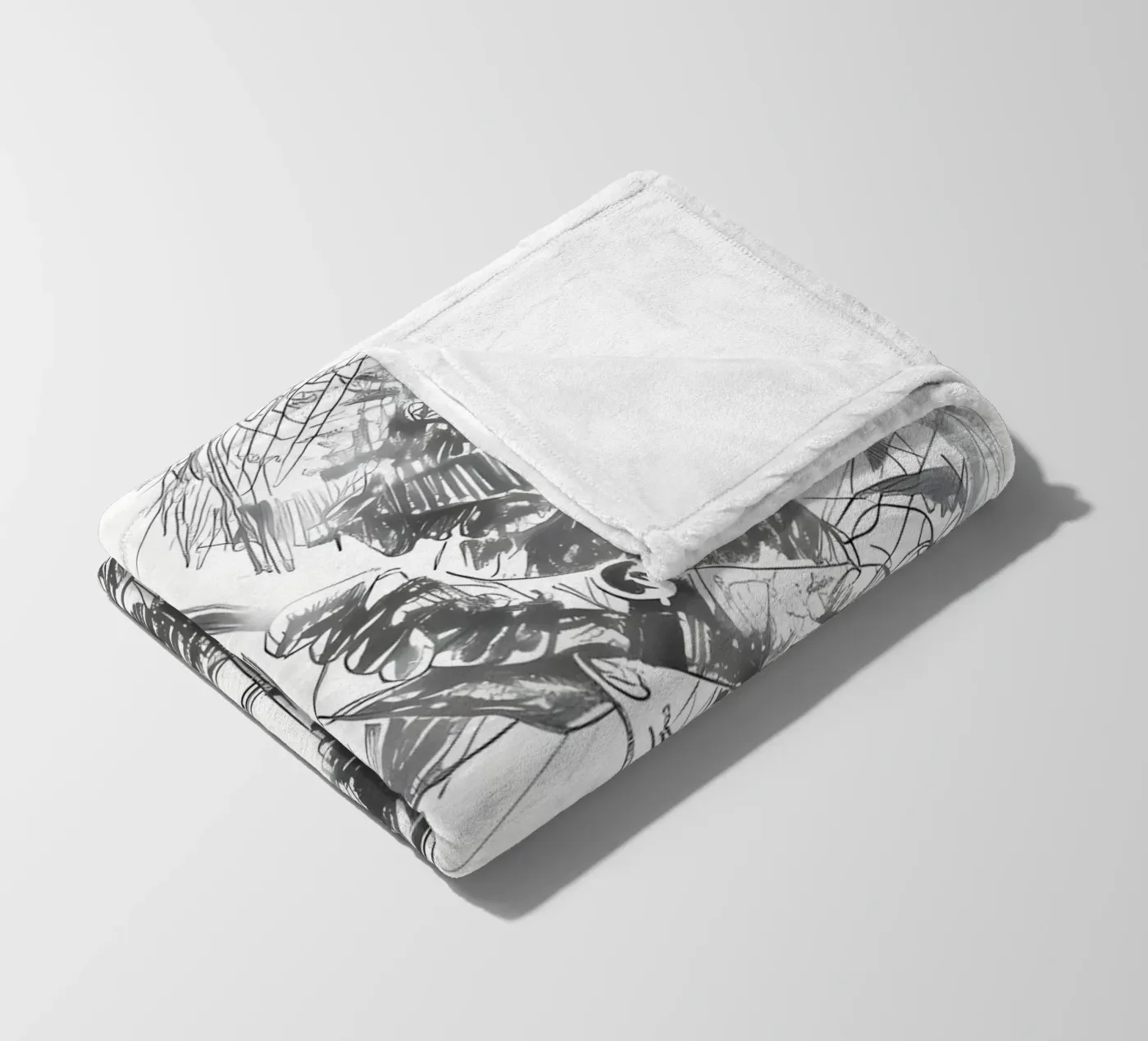 drum fleece blanket by mitaco