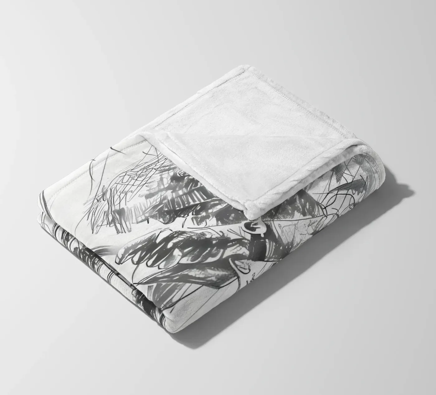 drum fleece blanket by mitaco