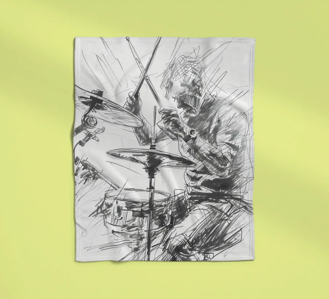 drum Fleecedecke von mitaco