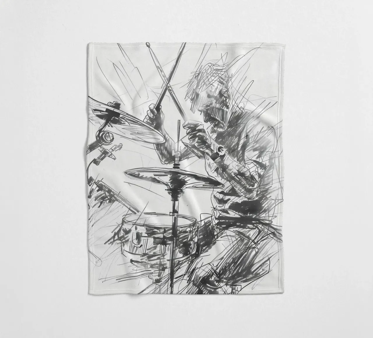 drum Fleecedecke von mitaco