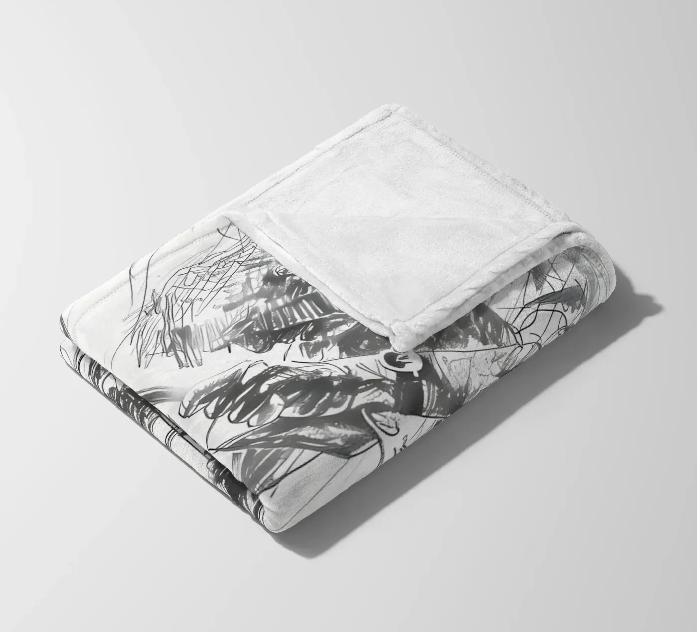 drum fleece blanket by mitaco