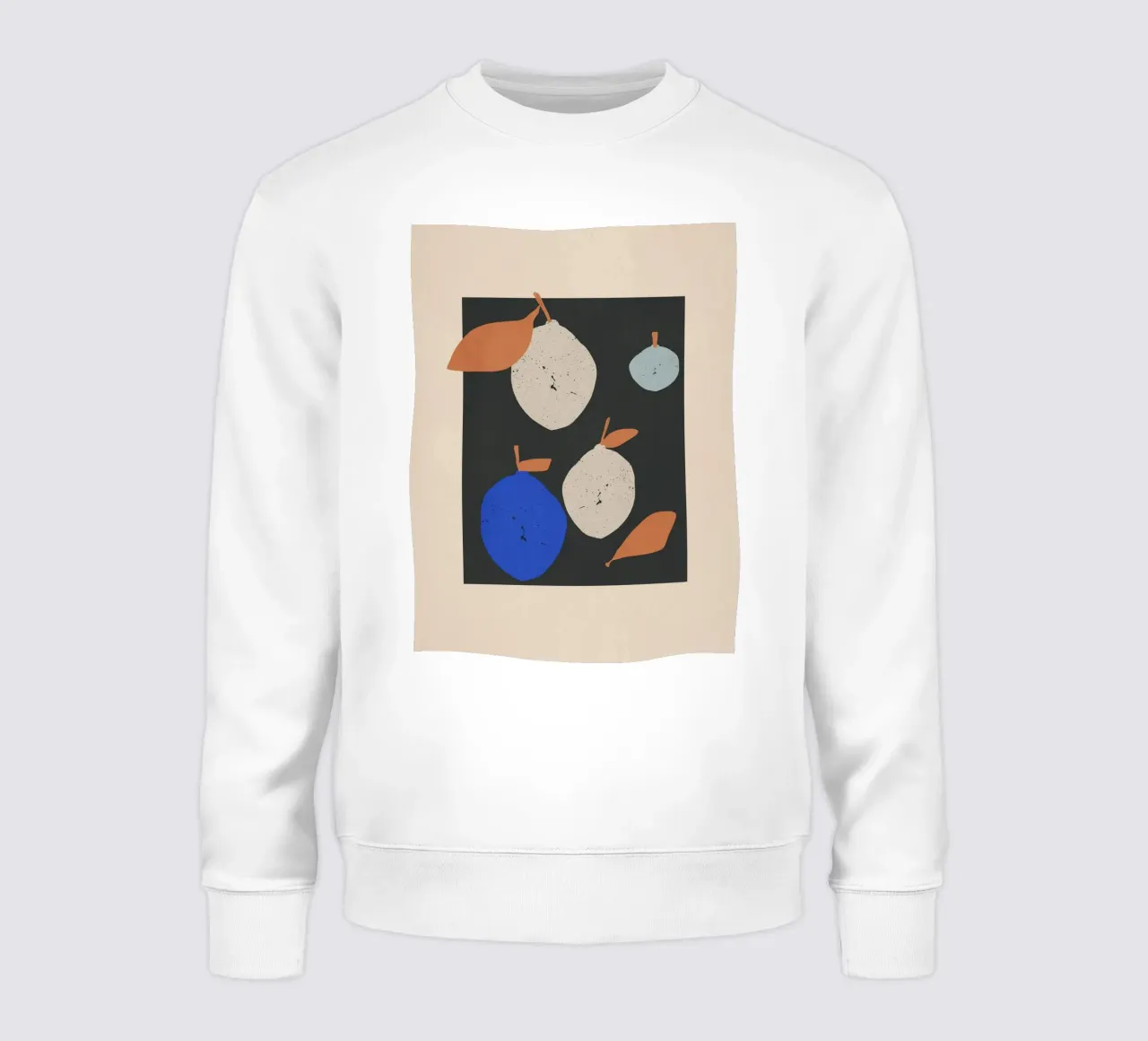 Minimalista Abstracto Limones 2 sudadera de LeaDArt