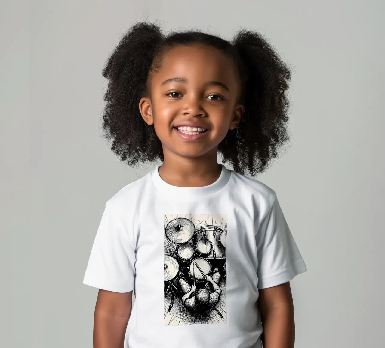 tamburo t-shirt bambini da mitaco