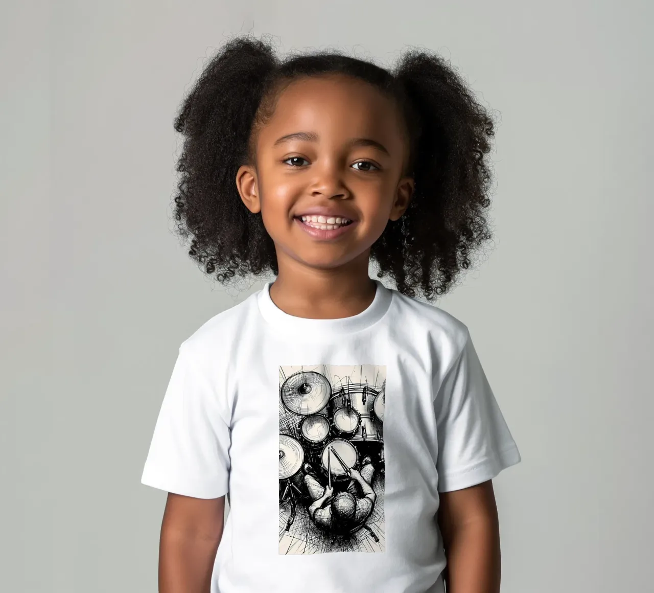 tamburo t-shirt bambini da mitaco