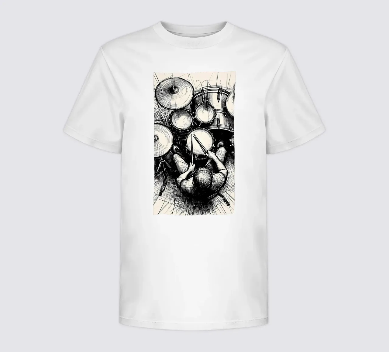 tamburo t-shirt bambini da mitaco