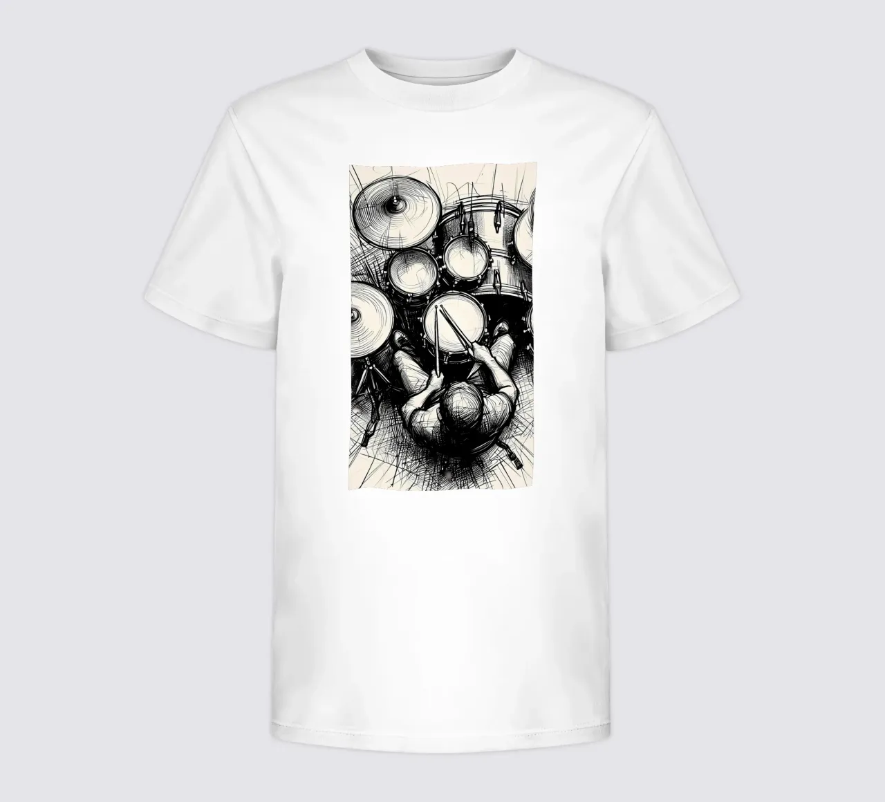 tamburo t-shirt bambini da mitaco