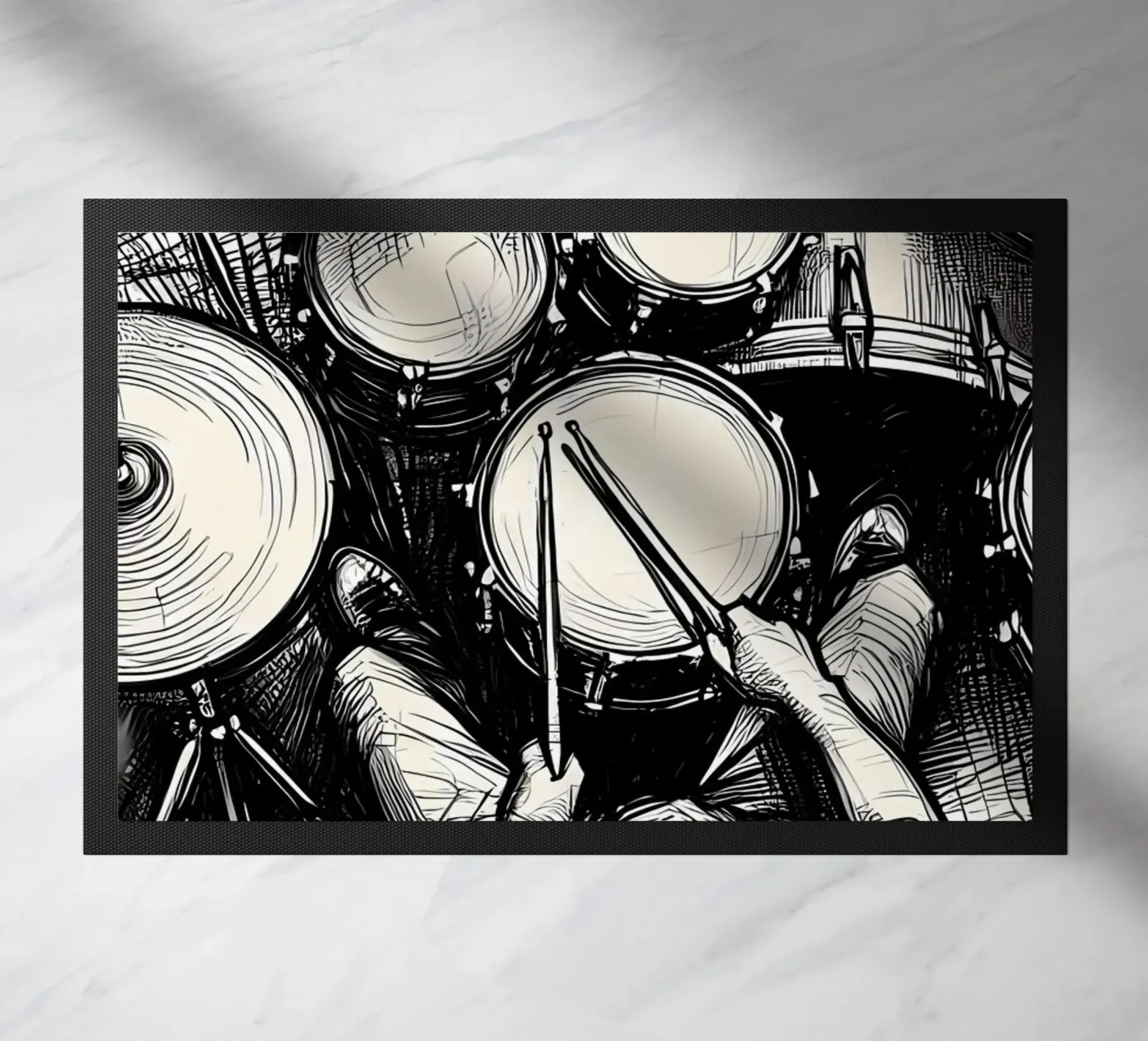 drum Fußmatte von mitaco