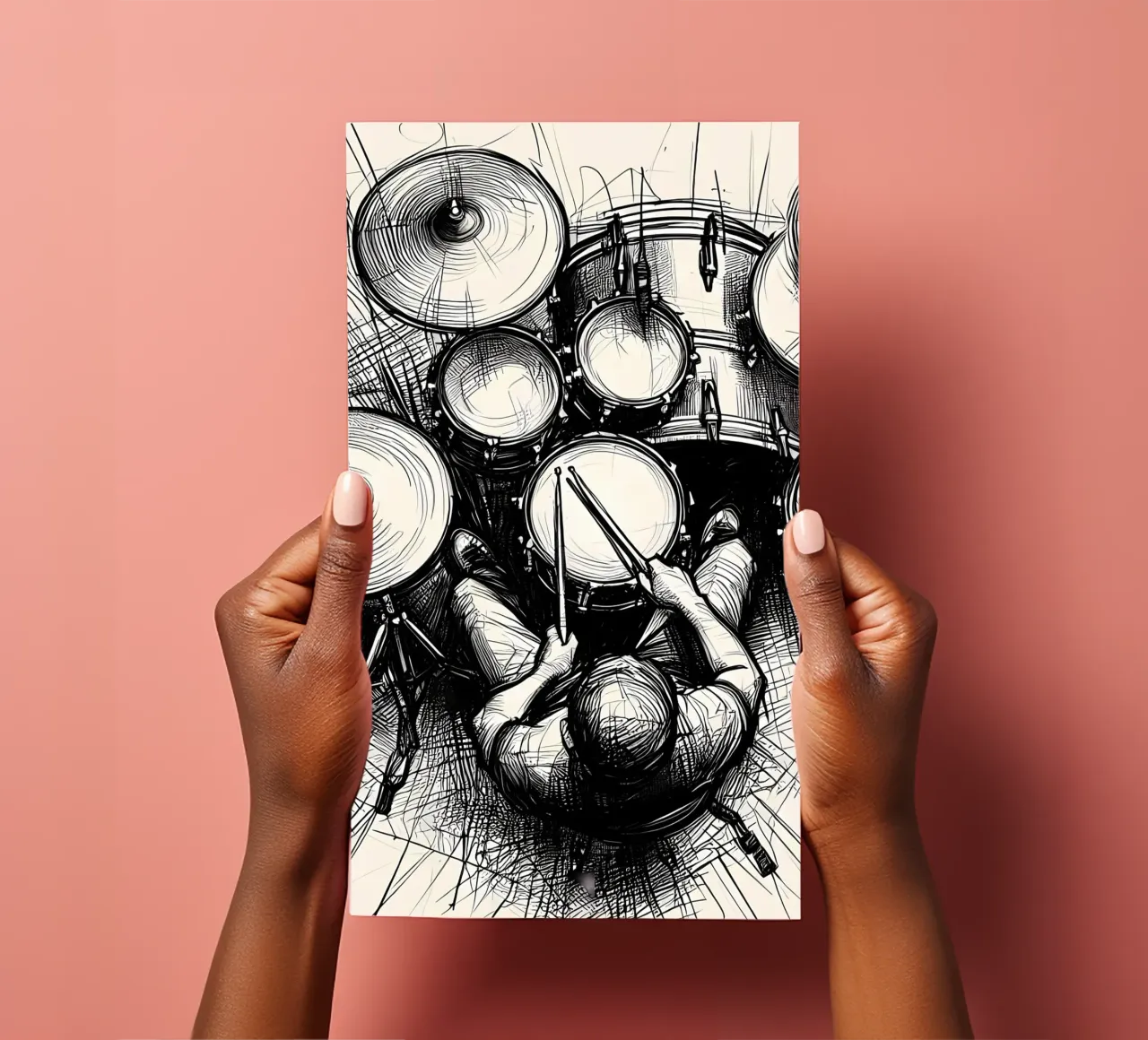 drum sticker sheet by mitaco